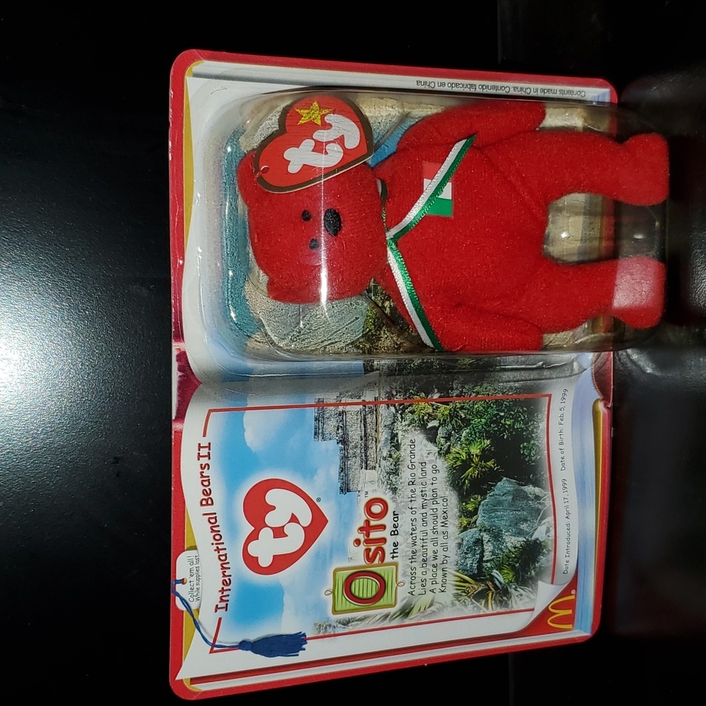 Osito Beanie Baby Mini New In Package